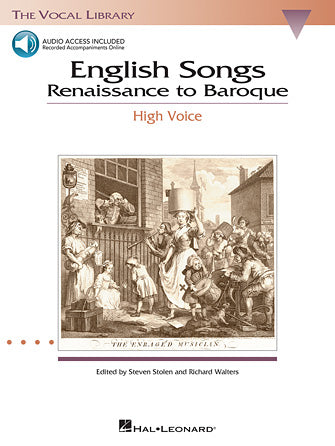 English Songs Renaissance to Baroque (High Voice) [Voice, Piano, ADL]