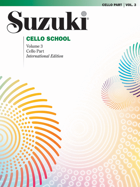 Suzuki Cello Book 3 Book Only