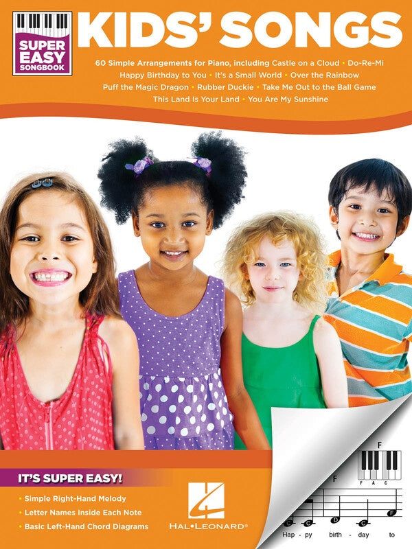 Kids Songs Super Easy Songbook [Very Easy Piano]