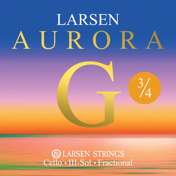 Cello String: Larsen Aurora G 3/4