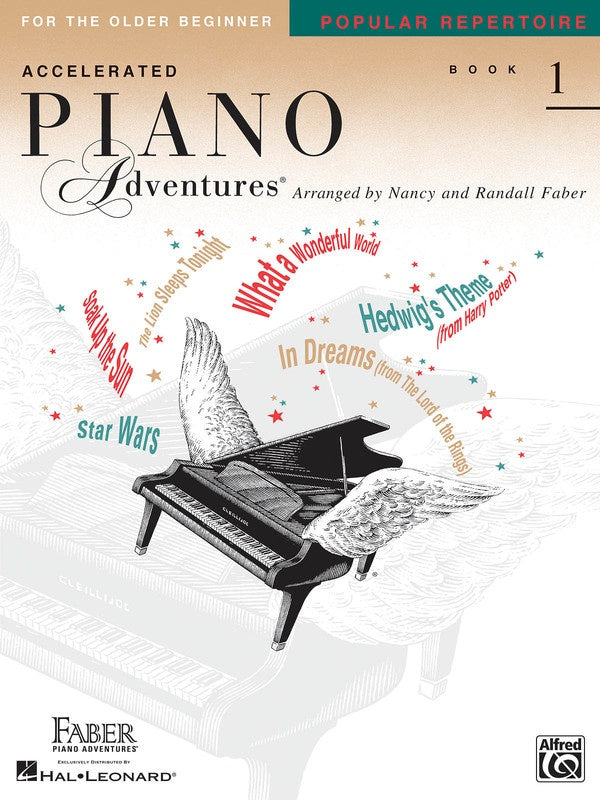 Accelerated Piano Adventures for the Older Beginner Popular Repertoire Book 1
