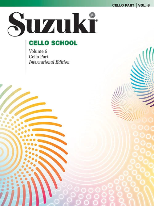 Suzuki Cello Book 6 Book Only