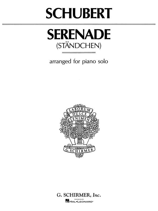 Schubert: Serenade [Piano]