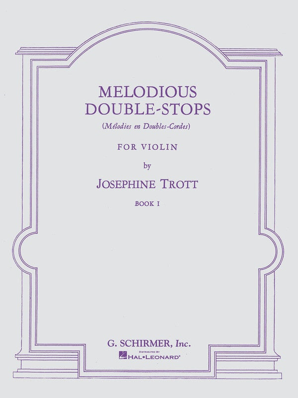 Trott, Josephine - Melodious Double Stops BK 1 for Violin