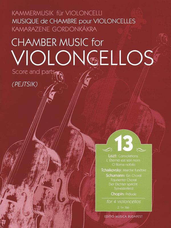 Chamber Music For Cellos Volume 13 for 4 Cellos (EMB)