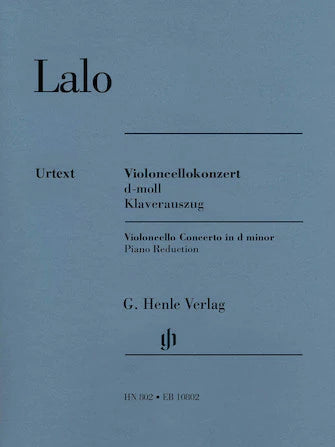 Lalo: Concerto, Cello+Piano (Henle/Breitkopf)