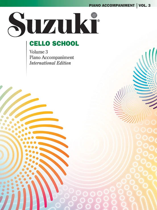 Suzuki Cello Book 3 Piano Accompaniment