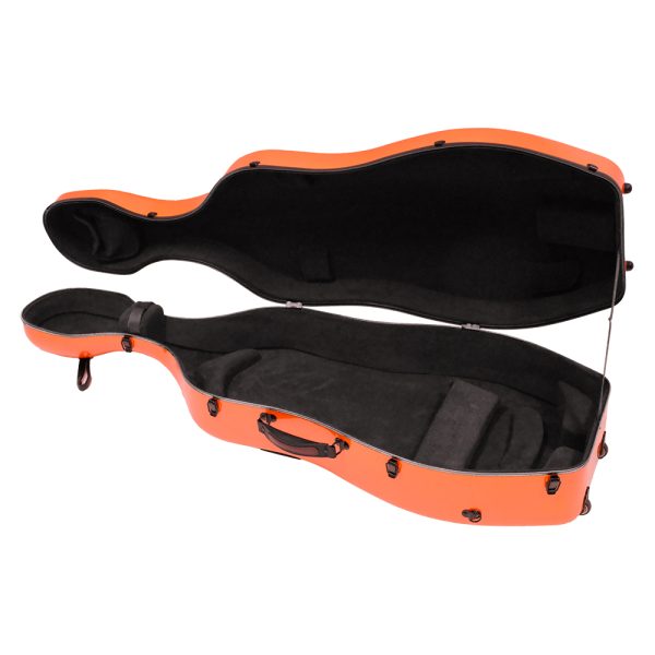 Cello Case: TG Polycarbonate - Burnt Orange