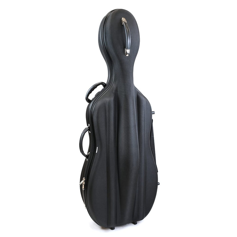 Cello Hardbag 3/4 with Wheels, Black. [Pod Style]
