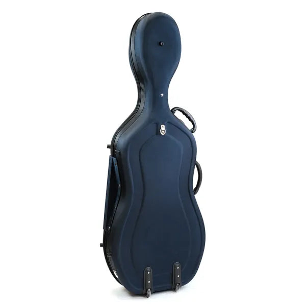 Cello Case: Hardbag 1/2 with wheels, Blue. [Pod Style]