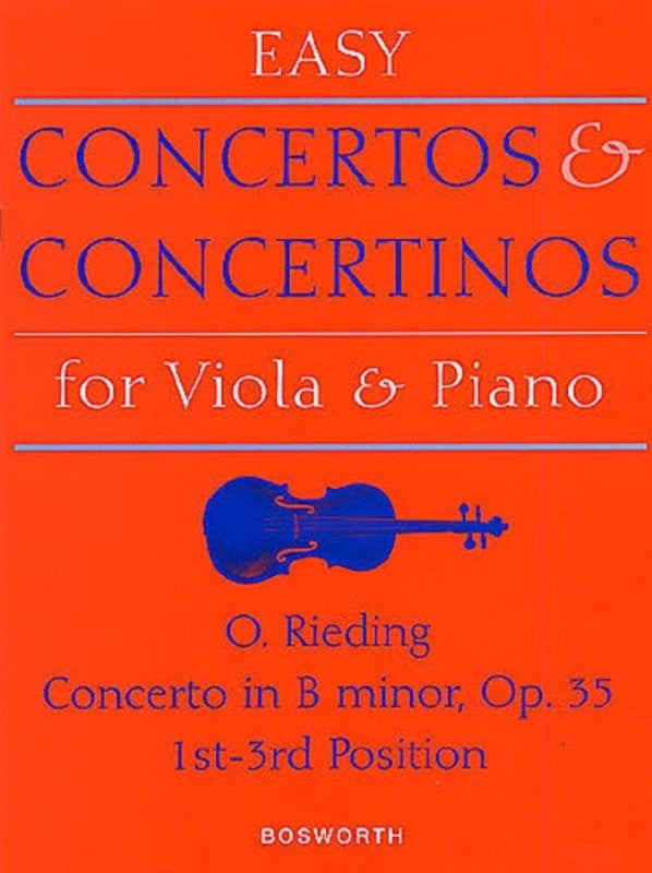 Rieding: Viola Concert B minor op 35 Viola+Piano