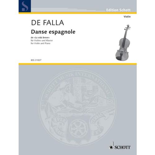 de Falla/Kreisler: Spanish Dance [violin+piano] (Schott)