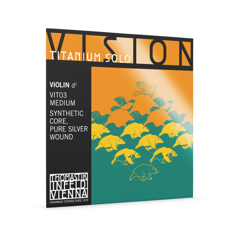 Violin String: Vision Titanium Solo  D 4/4