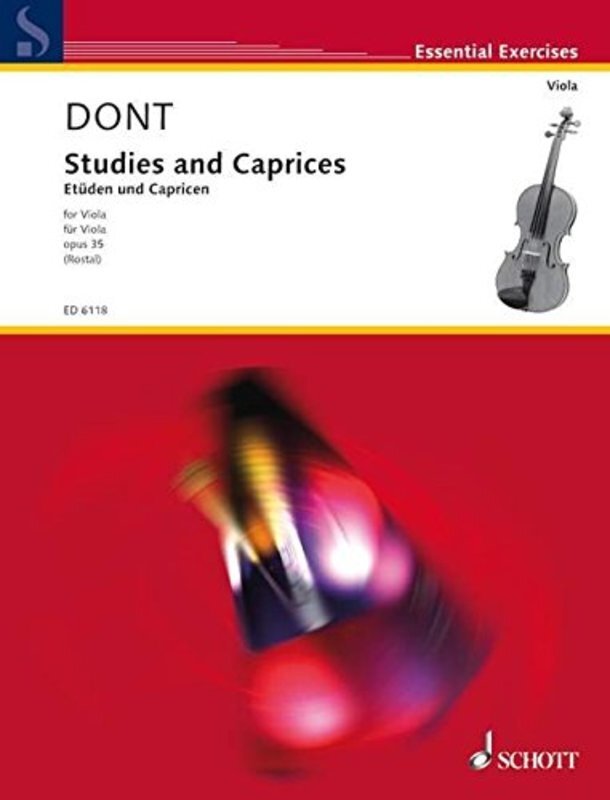 Dont - 24 Etudes and Caprices op 35 [Viola] (Schott)