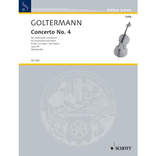 Goltermann: Concerto G Maj op 65 no 4 [Cello+ Piano] (Schott)