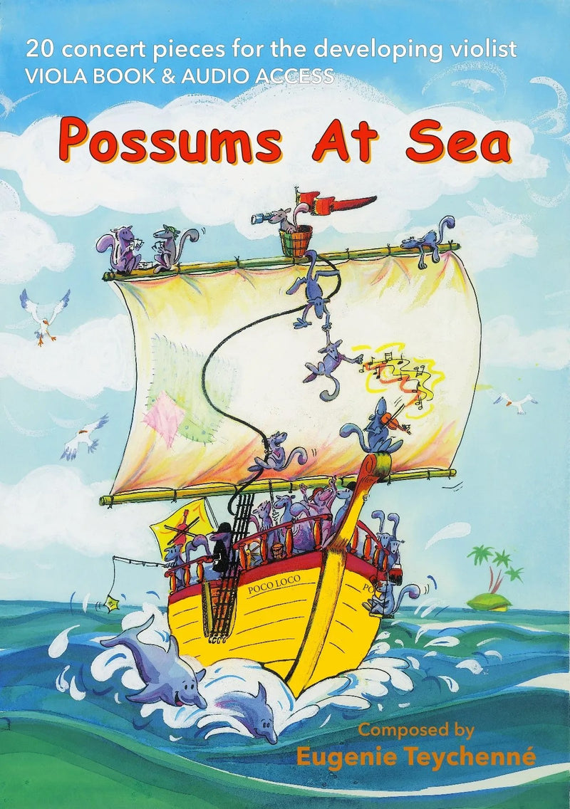 Possums at Sea Viola BK/AUDIO