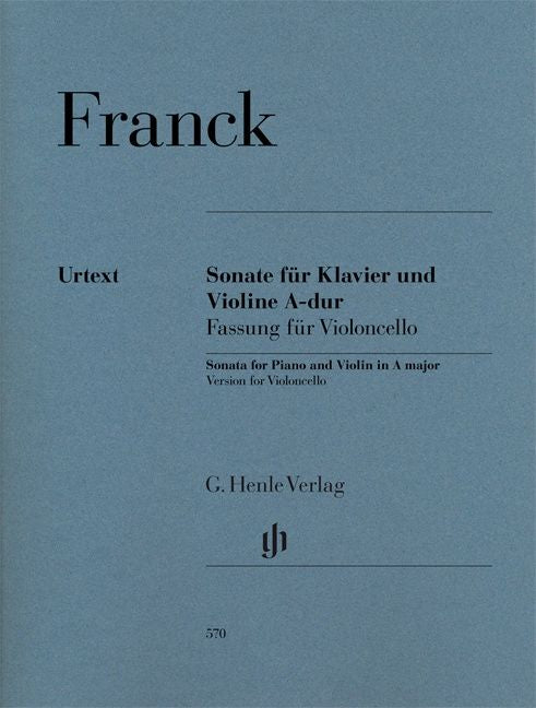 Franck: Sonata A Maj [Cello+Piano - orig vln+pno] (Henle)