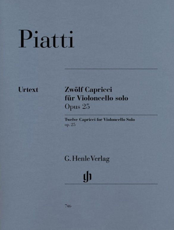 Piatti: Caprices [cello] (Henle Urtext)