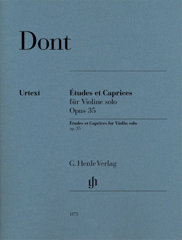 Dont - Etudes and Caprices op 35 [Violin] (Henle)