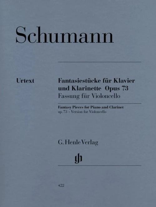 Fantasy Pieces op 73  - Schumann VC/PNO (Henle)