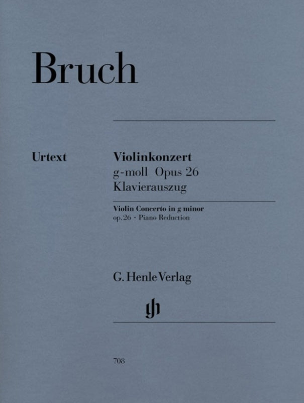 Bruch: Concerto No 1 G min op 26 [Violin+Piano] (Henle Urtext)