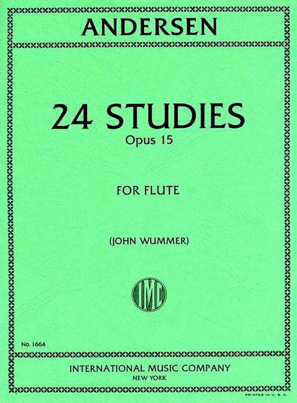 Andersen: 24 Studies op 15 [Flute] (IMC)