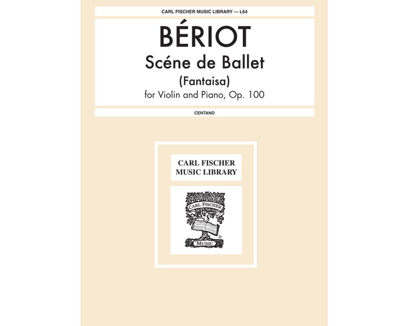 Beriot: Scene de Ballet	 [Violin+Piano] (Fischer)