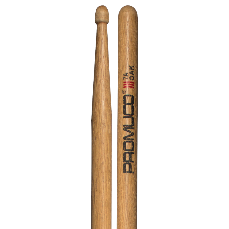 Drumsticks, Pair - Promuco Oak 7A Wood Tip
