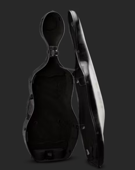 Cello Case: Polycarbonate - Black 4/4