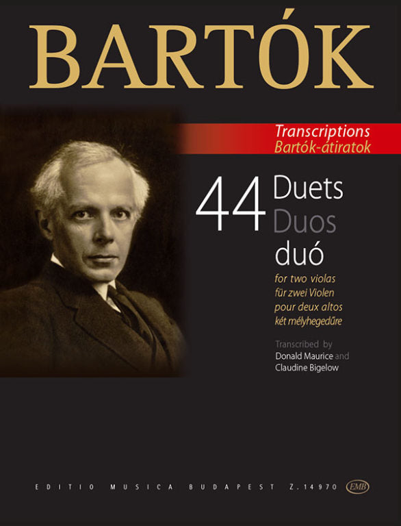 44 Duos arranged for 2 Violas - Bartok (EMB)