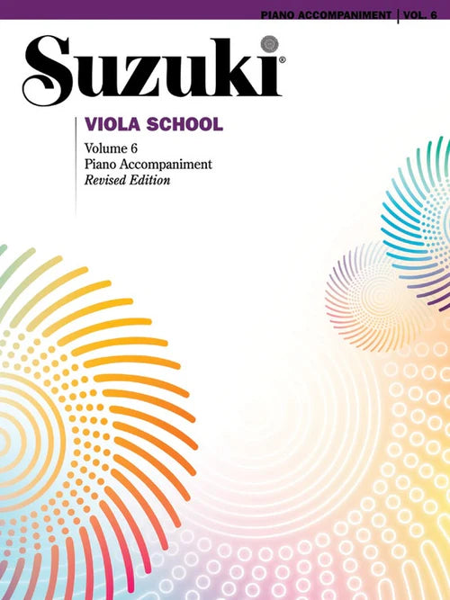 Suzuki Viola School: Piano Accompaniment Vol 6