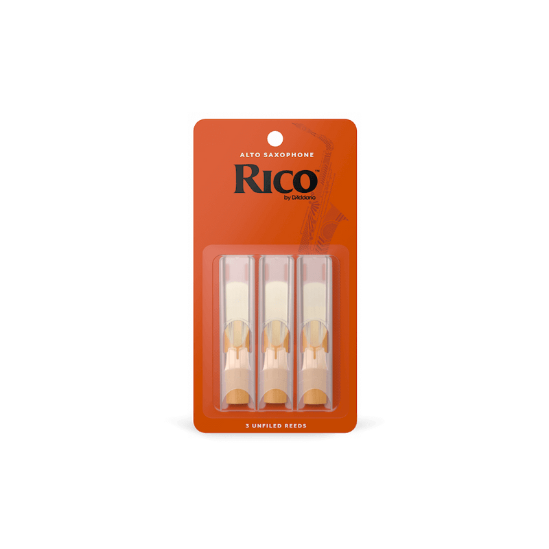 Reeds: ALTO SAX  Rico 2.5 Pack 3