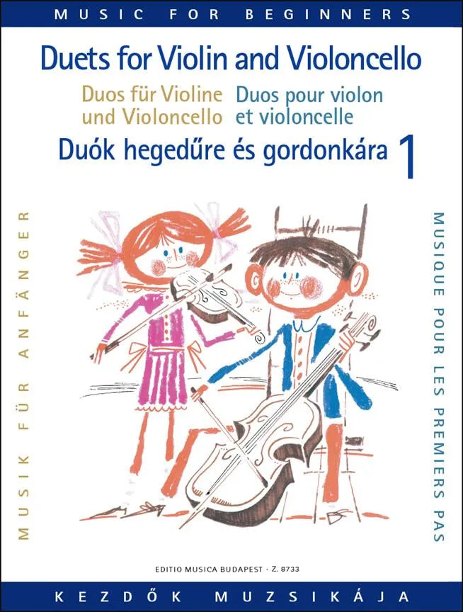 Duets for Beginners BK 2 [Violin and Cello] (EMB)
