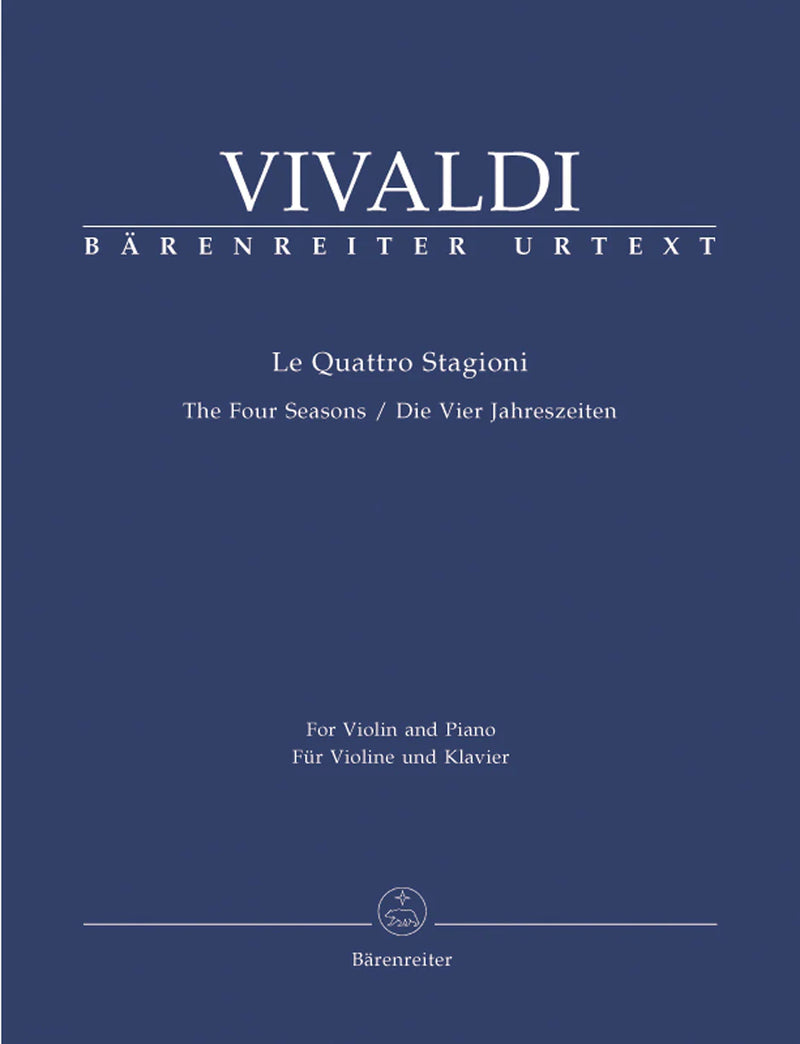 Vivaldi:	Four Seasons - Complete. Violin+Piano (Barenreiter)