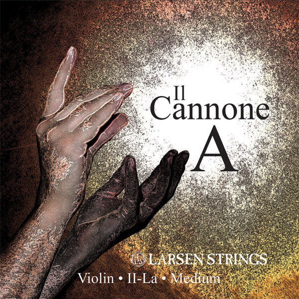 Violin String: Larsen Il Cannone A String Med, Ball End