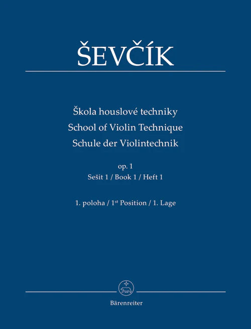 Sevcik: Violin Studies op 1 Part 1	(Barenreiter)