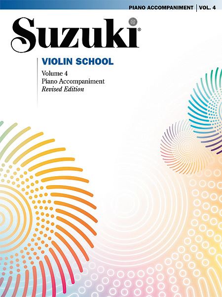 Suzuki Violin: Book 4 Piano Accompaniment Revised