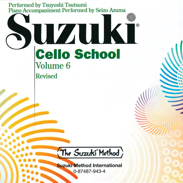 Suzuki Cello Book 6 CD - Revised