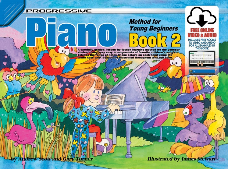 Progressive Piano Method Young Beginners BK 2 BK/DL