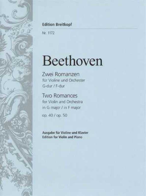 Romances G Maj, F Maj - Beethoven (Breitkopf)
