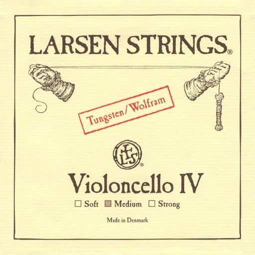 Cello String Larsen Medium C 4/4