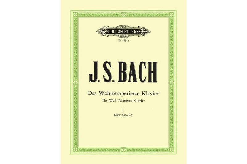 The Well Tempered Klavier (48 Preludes and Fugues)  Vol 1 - Bach (Peters)