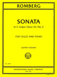 Romberg/Solow: Sonata C Maj  op 43 no 2 [Cello/Piano] (IMC)