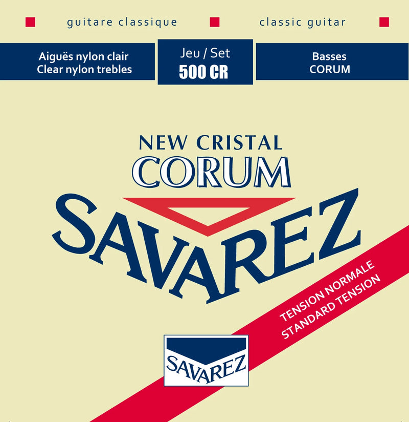 Guitar Strings Savarez Corum Crystal Classical Set Standard Tension