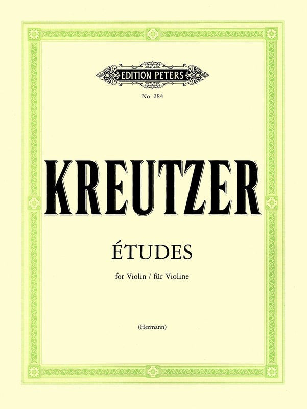 Studies, 42 for Violin - Kreutzer (Peters)