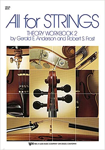All for Strings THEORY WORKBOOK Violin Book 2