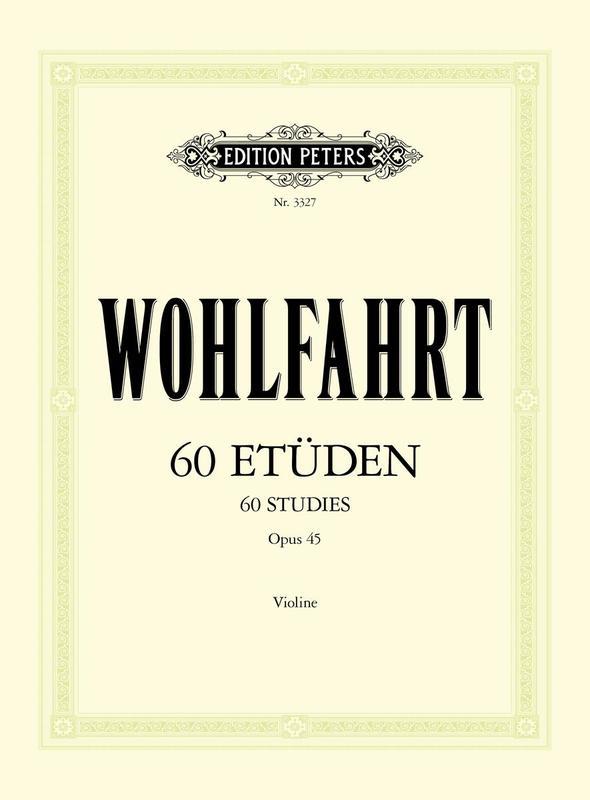 Wohlfahrt: 60 Studies op 45 for Violin (Peters)