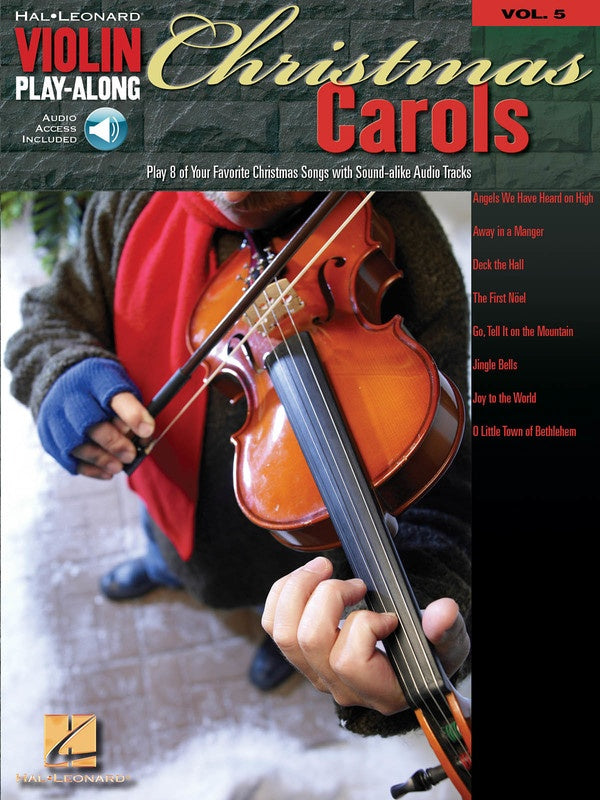 Christmas Carols Violin Playalong  BK/CD