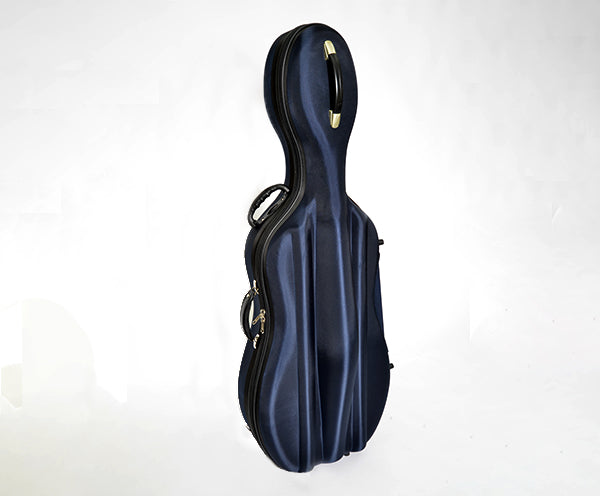 Cello Hardbag 4/4 wheels Blue