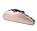 Violin Case HQ Poly Carbonate Half Moon Brushed Rose Gold